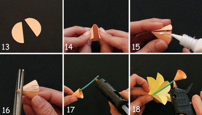 cách làm hoa thủy tiên bằng giấy