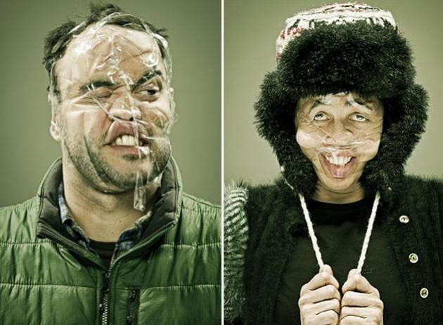 khuôn mặt biến dạng