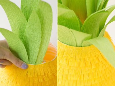 Làm đèn lồng quả dứa ngộ nghĩnh đón trung thu