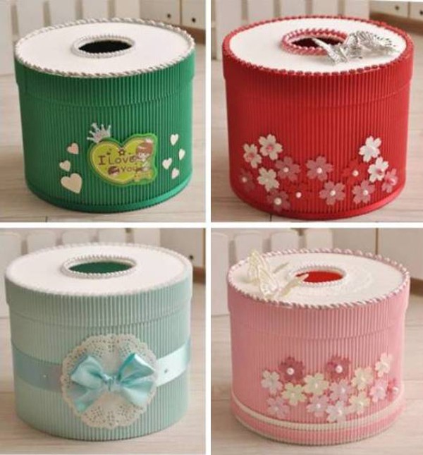 cách làm hộp đựng khăn giấy tuyệt đẹp