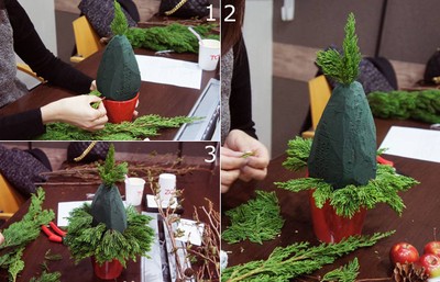 tự chế cây thông noel dễ dàng và đẹp mắt
