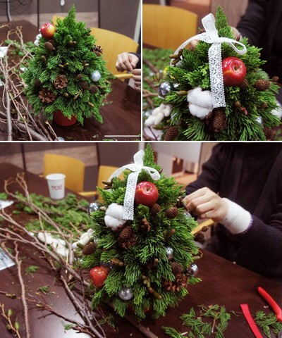 tự chế cây thông noel dễ dàng và đẹp mắt