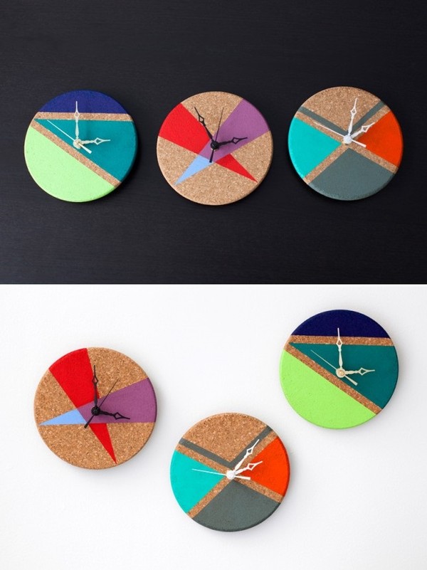 tự chế đồng hồ đầy màu sắc và ấn tượng