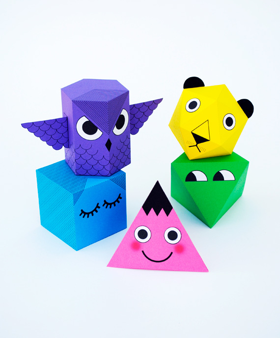 tự chế mô hình 3d ngộ nghĩnh và đáng yêu