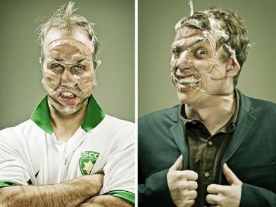 Những khuôn mặt thay hình đổi dạng vì băng dính