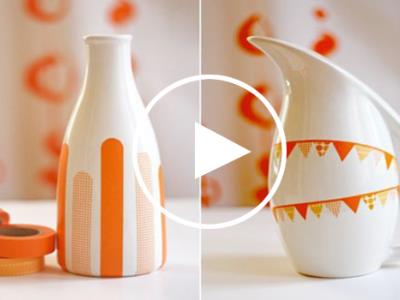 Trang trí không gian nội thất bằng băng dính washi