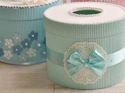 Khéo tay làm đồ đựng khăn giấy tuyệt đẹp