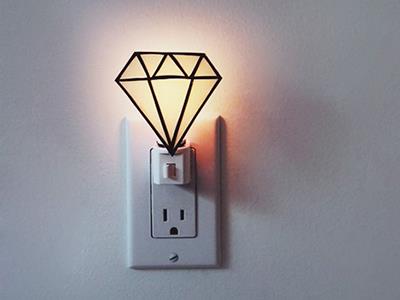 4 bước đơn giản làm đèn ngủ cực xinh xắn