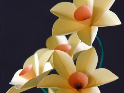 Cách làm hoa thủy tiên giấy qua 3 bước đơn giản