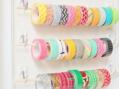 Mẹo hay sử dụng băng dính trang trí.