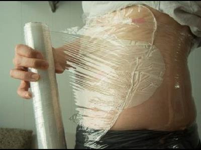 Dùng Màng PE giảm mỡ bụng