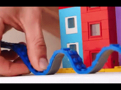 Băng dính Lego: thỏa mãn ước mơ tuổi thơ