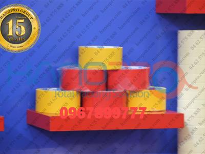 Băng dính giấy màu đỏ vàng