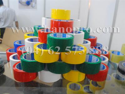 Băng dính opp màu đỏ vàng xanh