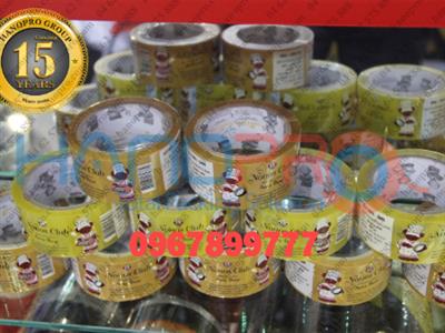 Băng dính gấu in logo xuất khẩu